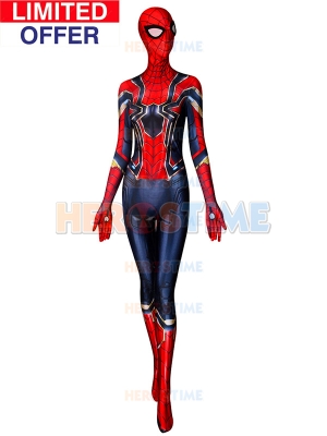 Traje de Spider Spider-Iron MCU V3 Traje de superhéroe para Mujeres