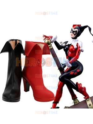 Botas DC Comics Harley Quinn de tacón alto