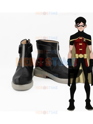 Botas de cosplay de superhéroe de Young Justice Robin