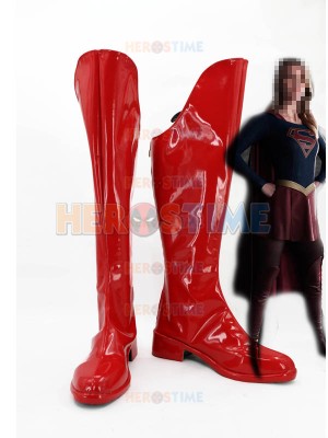 Botas Rojas de Supergirl para Cosplay 