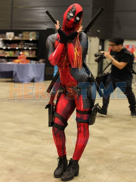 Requisitos profundo eximir Traje de Lady Deadpool de estampado 3D para Cosplay