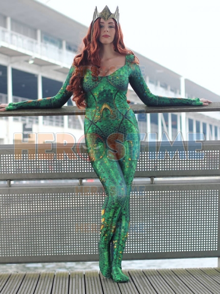 Renunciar colchón Administración Disfraz de Mera de Aquaman de Versión Cinematográfica