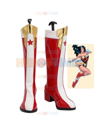 Botas de Cosplay de Wonder Woman La Liga de la Justicia