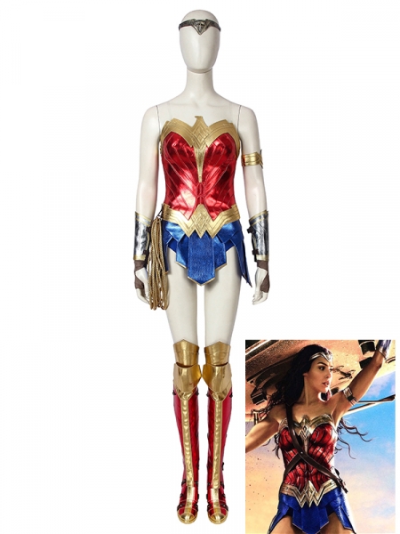 Diana Prince Wonder Woman Cosplay Costume - Deluxe Version