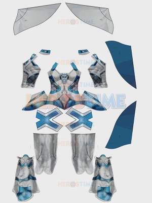 Traje estampado de Emma Frost Rivals