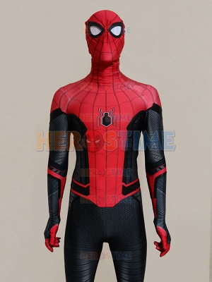 Disfraz de Spider-Man Far From Home con emblemas 3D