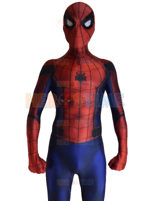 Traje de Spiderman de Civil War con Sombra 3D