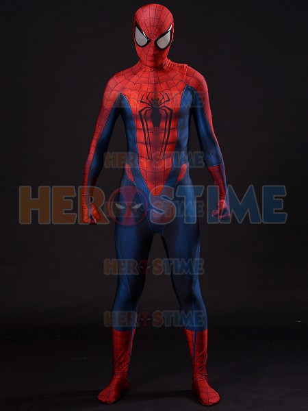 Spiderman 1,140 x 210 cm + 80 x 80 cm x 2 para niños y jóvenes funda nórdica con cremallera SL-YBB Disfraz de Spiderman de tres piezas con impresión 3D 