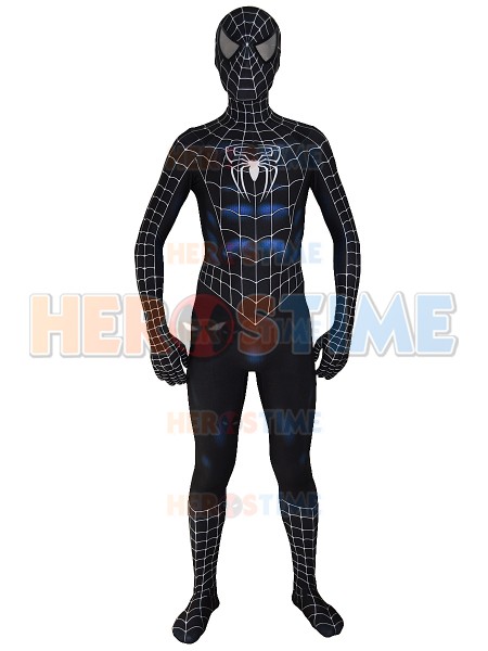 Traje de Raimi Spider Negro Traje con 3D Diseño