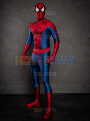 El increíble disfraz de Spider 2 en color Spider de pintura de tela de tela