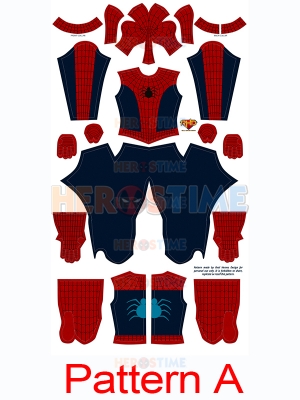 Disfraz de Spider AF15 de 7 piezas para cosplay