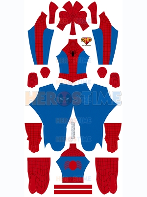 Disfraz de Spider-Man Clásico Romita Sr. para Cosplay (7 Piezas)