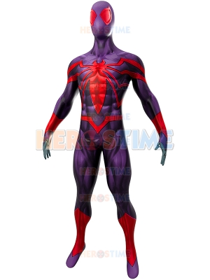 Traje de Cosplay Spider Vibranium de Miles Morales