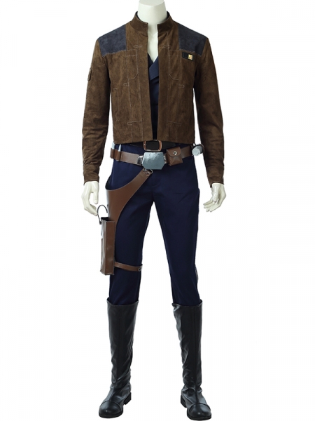 Al borde Bandido Soldado Han Solo: Una historia de Star Wars Traje Completo de Han Solo Cosplay