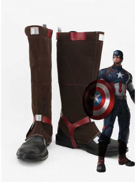 lento guerra idiota Capitán América: Civil War Botas de Capitán América para Cosplay
