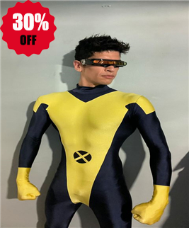 Traje de Cyclops de X-men Disfraz de Superhéroe de Cosplay