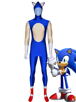 Sonic The Hedgehog Disfraz para Halloween Cosplay