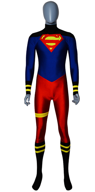 Traje Personalizado de Spandex de Superboy