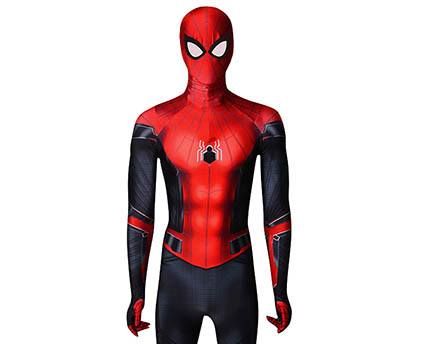 Spider-Man: Lejos de casa, Traje imprimido de Spiderman cosplay